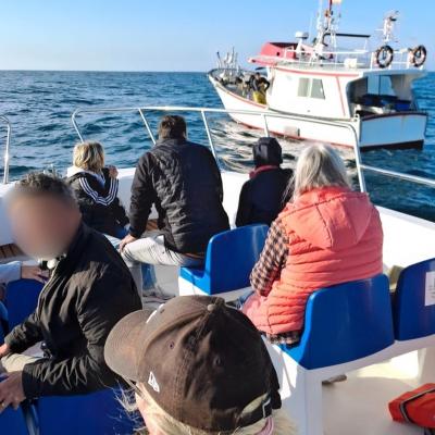 La embarcación en una de sus rutas