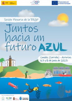 poster "Juntos hacia un futuro azul "