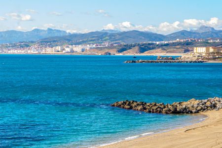 costa de la ciudad autónoma de Ceuta
